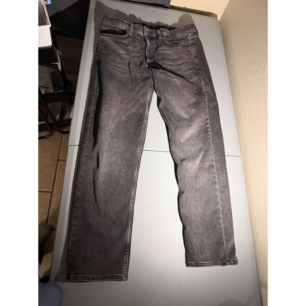 Rag & Bone Fit 2 Slim Dorset Grey Black Jeans 34x32 (35x29) Mens MED20P1229B2DO